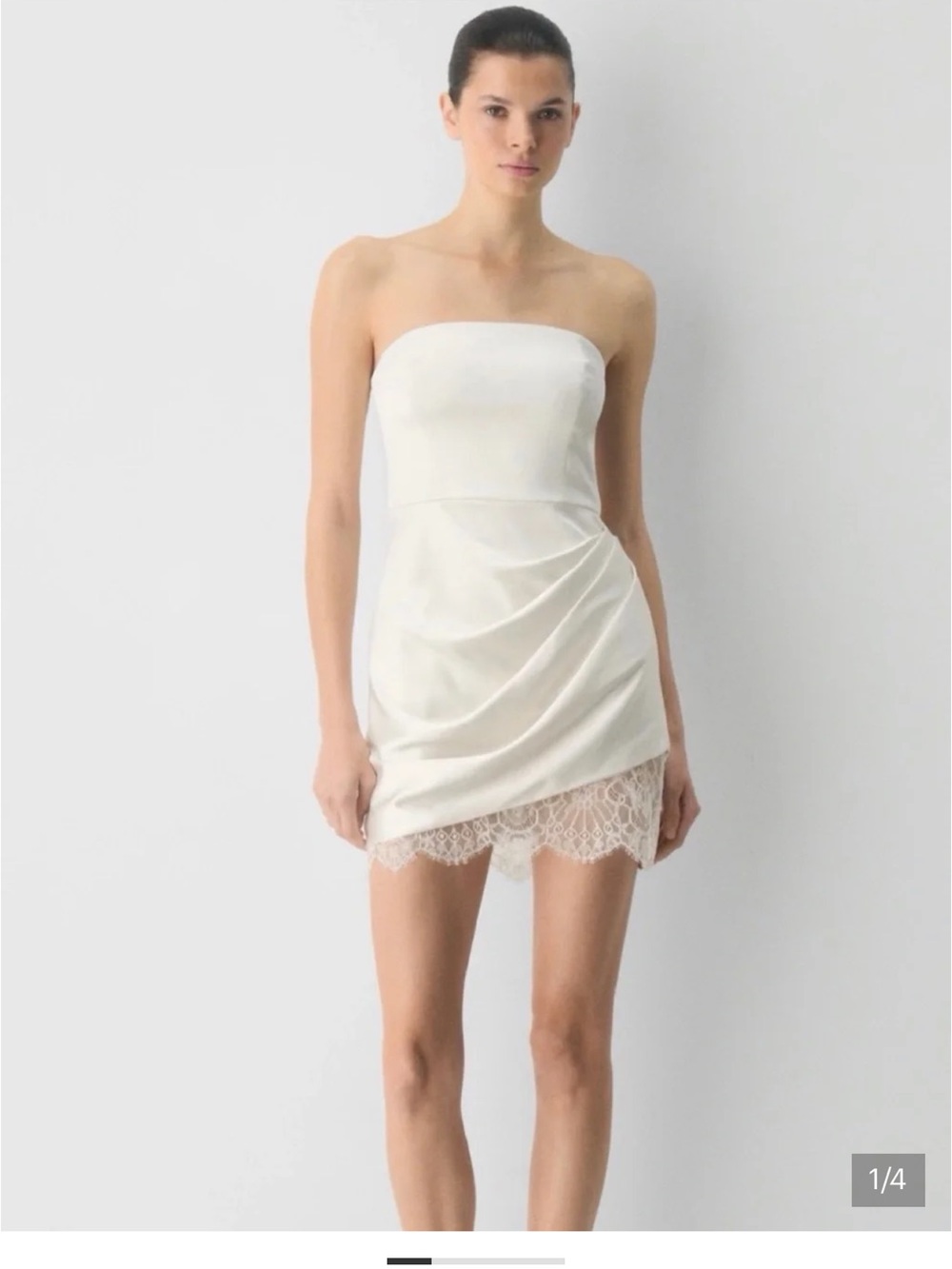 Aritzia Showtime Satin Dress
